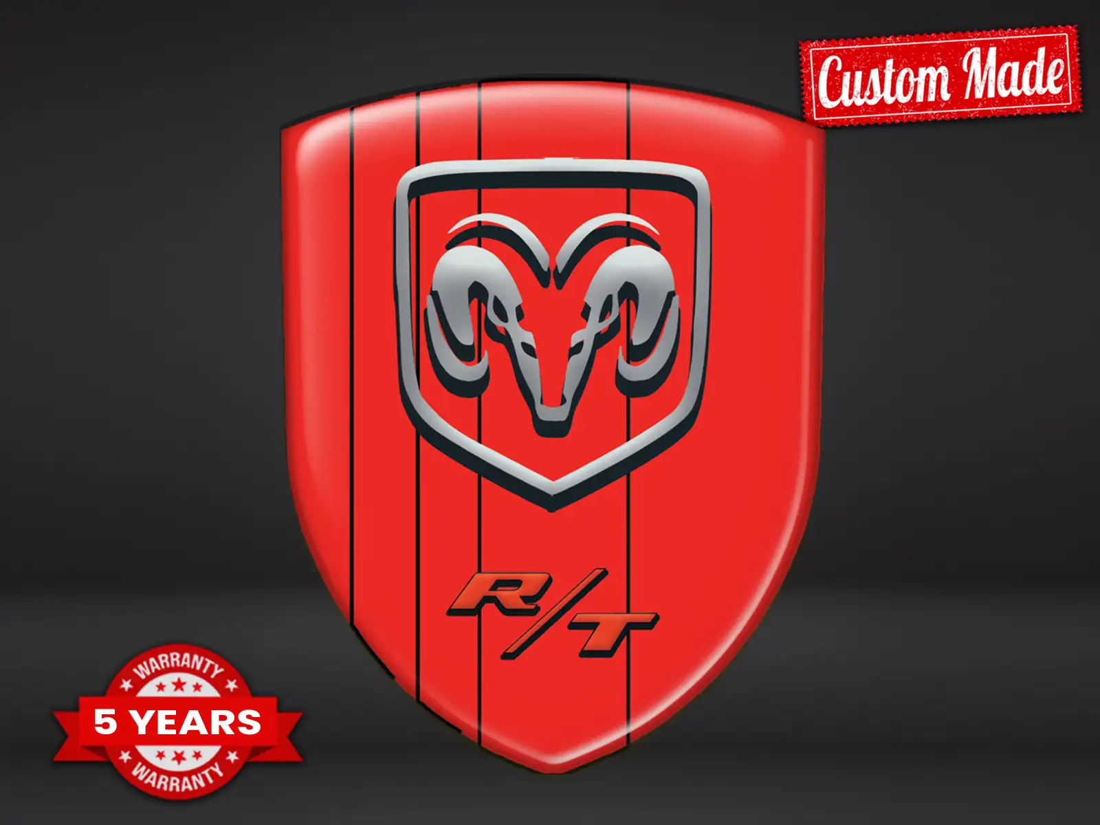Dodge Bannersticker Auto Max Robust Modern Pro Stil